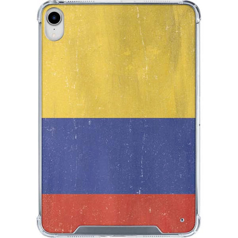 Colombia Flag Distressed iPad 11th Gen (2025) Clear Case